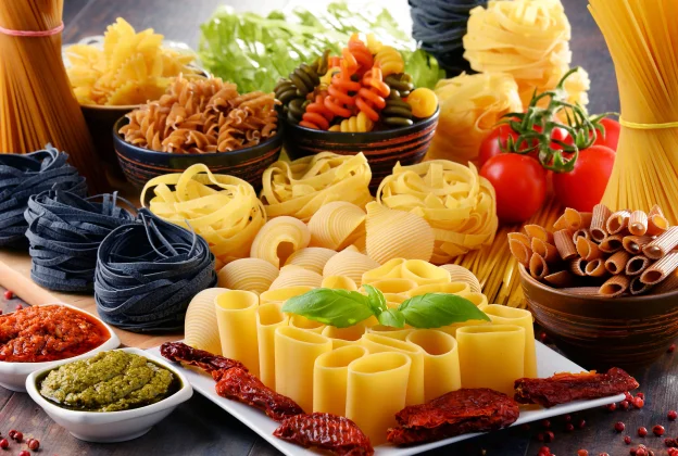 Pâtes fraîches et sèches, huiles d'olive, sauces italiennes originales et authentiques utlisés pour entrées, plats et desserts italiens chez Lillte Italy, L'Isle Adam (95)